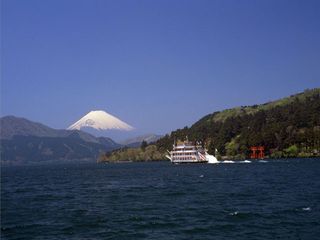 在箱根和富士山相遇