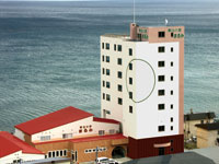 Hotel facade.