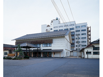 Hotel facade.