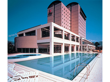 Hotel facade.