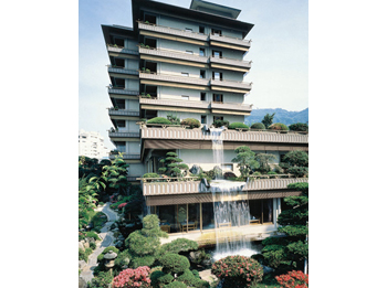Hotel facade.