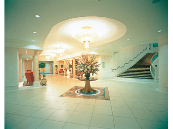 Hotel lobby.