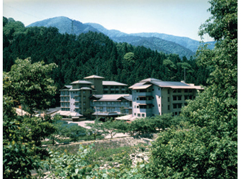 Hotel facade.