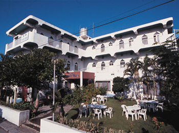 Hotel facade.
